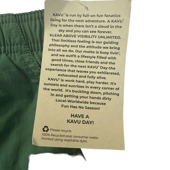 Swim Trunks KAVU Mens XXLarge Hybrid River Shorts Mesh Lined Hiking - Picture 7 of 11